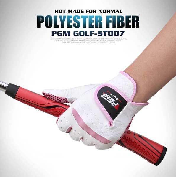Găng tay golf nữ vải sợi cao cấp thoáng khí - pgm golf lady gloves