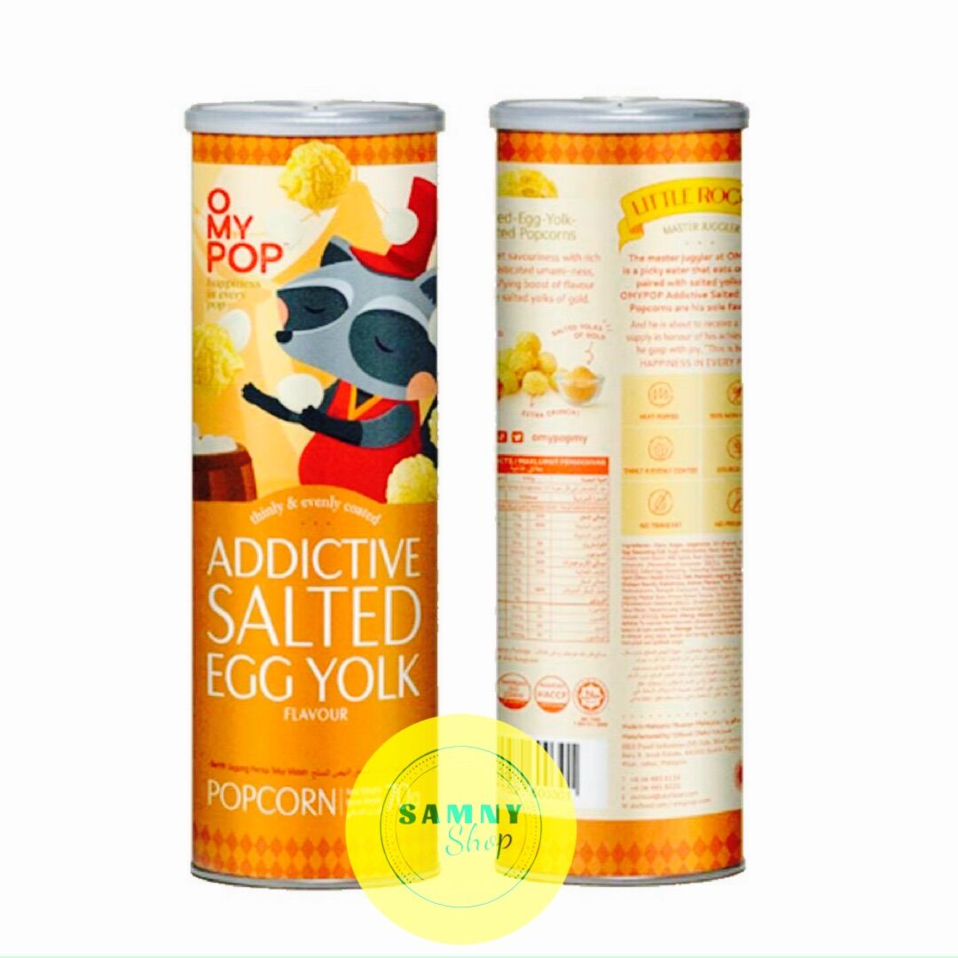 Snack Bắp Rang OMyPop Nhiều Vị Lon 70gr