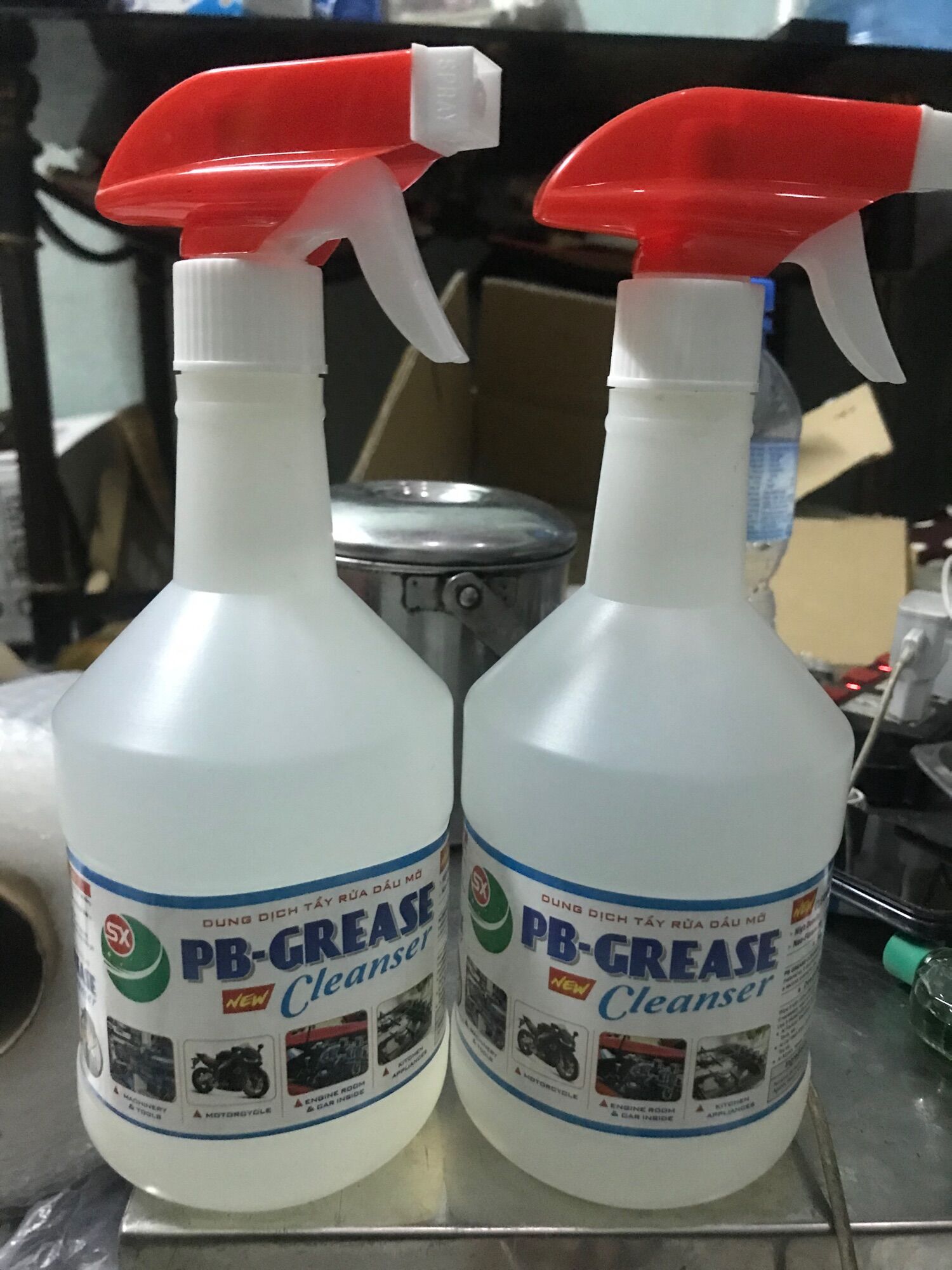 [HCM]Nước trắng tẩy rửa nhông sên dĩa motor keeper pb-greaser chai 750ml làm sạch chi tiết máy và dầu nhớt
