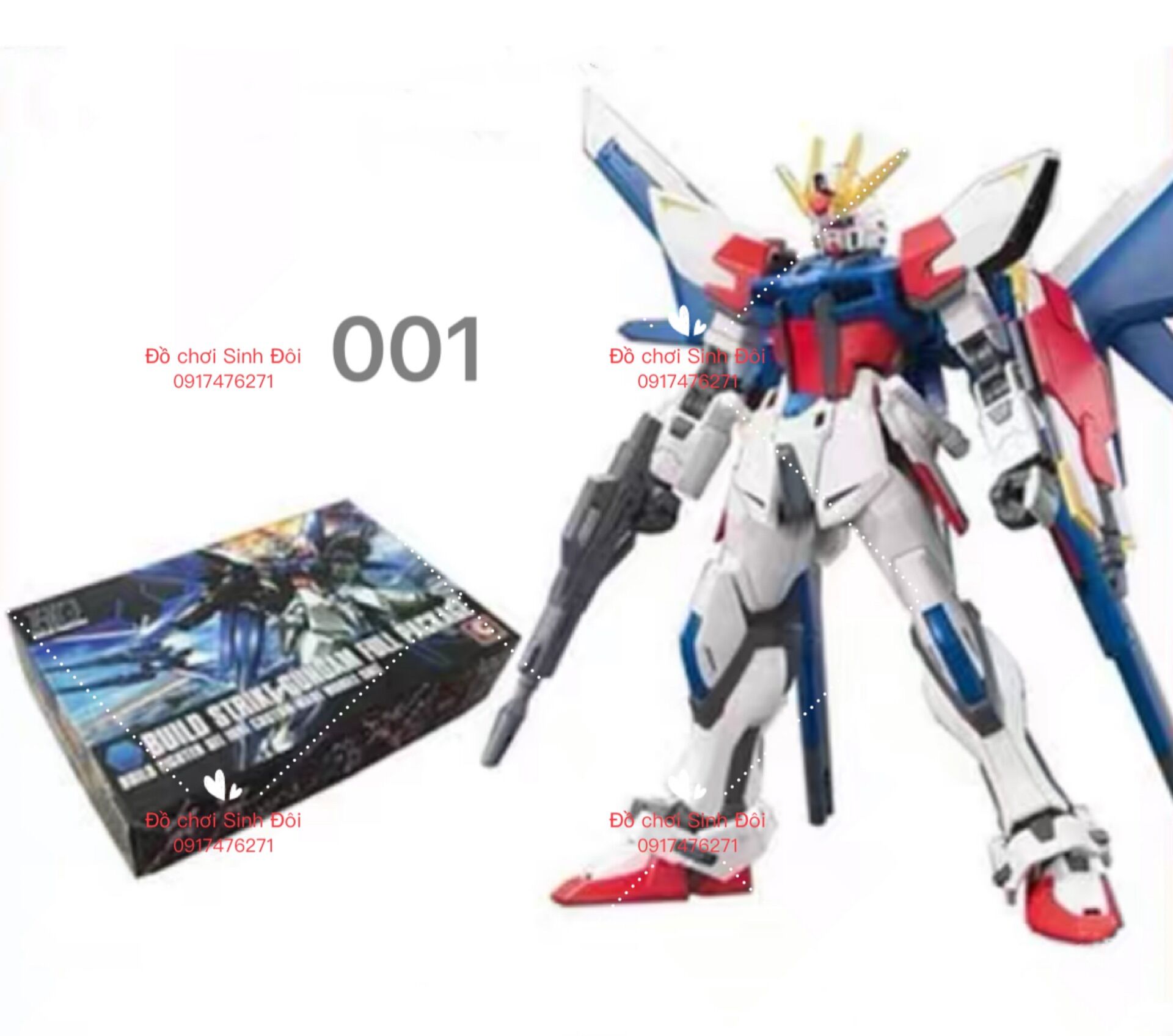 đồ chơi láp ráp Gundam 001 - build strike gundam