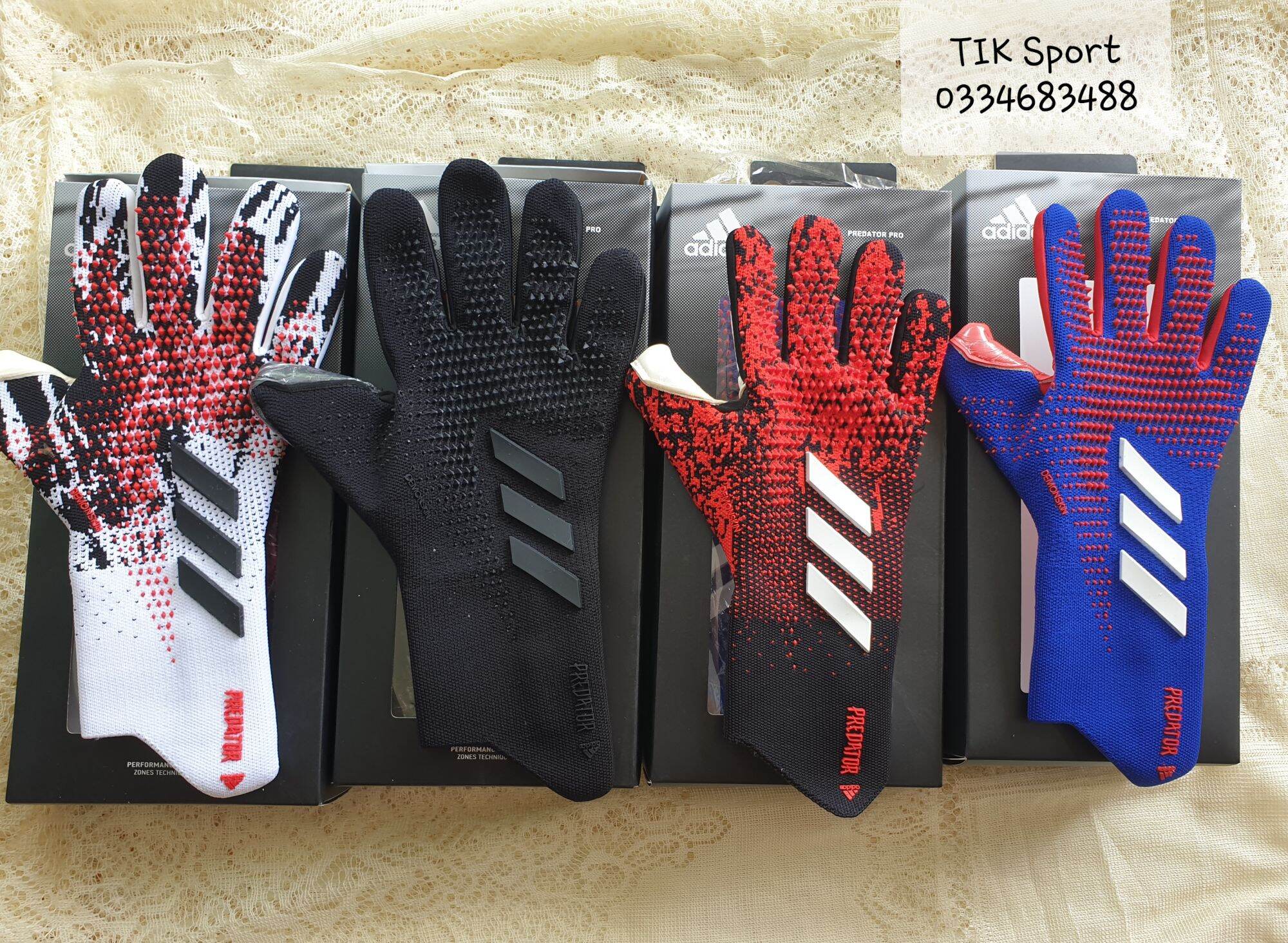 Găng Tay Thủ Môn PREDATOR size 7,8,9,10 TIK Style