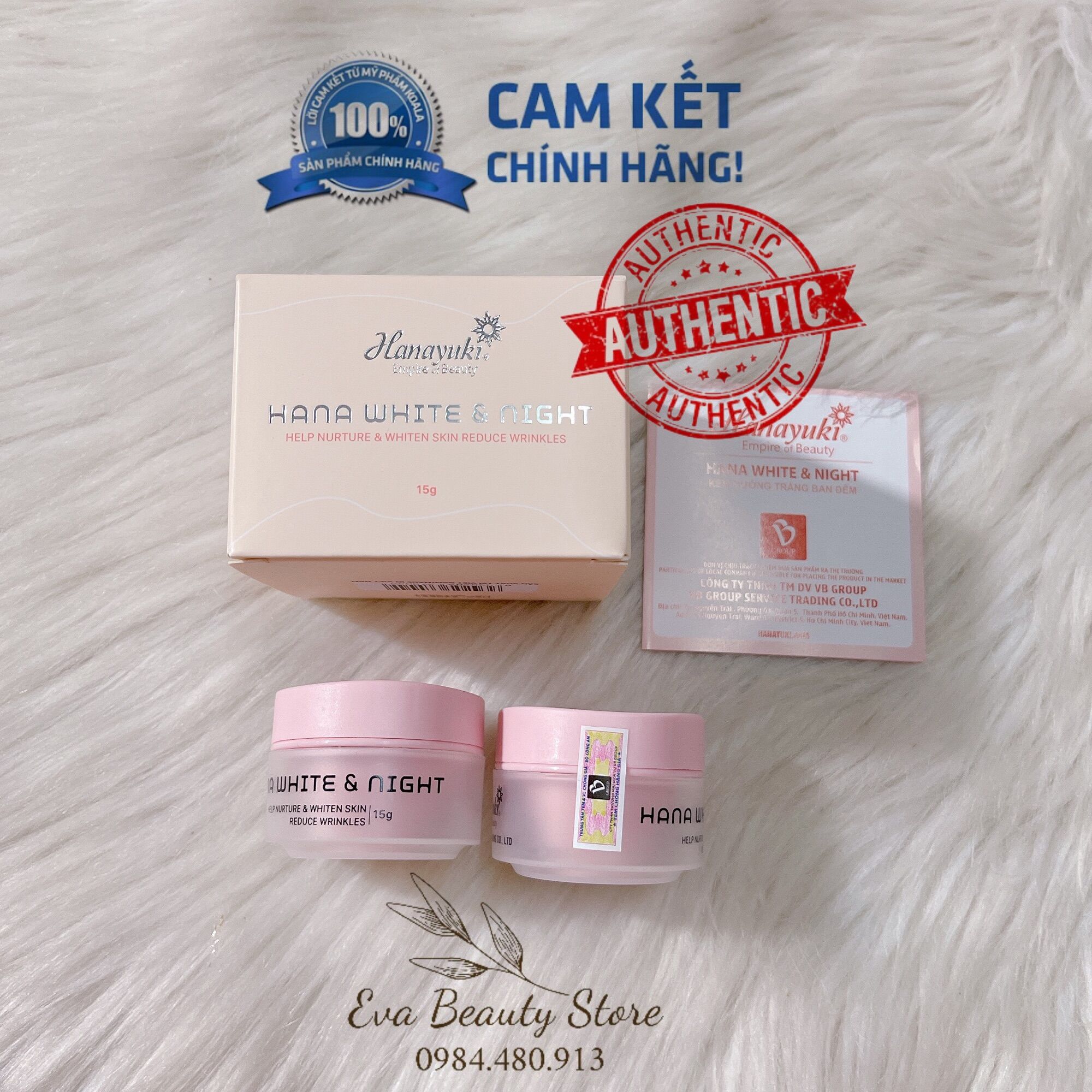 Kem Đêm Hanayuki Mini - Hana White Night Mini