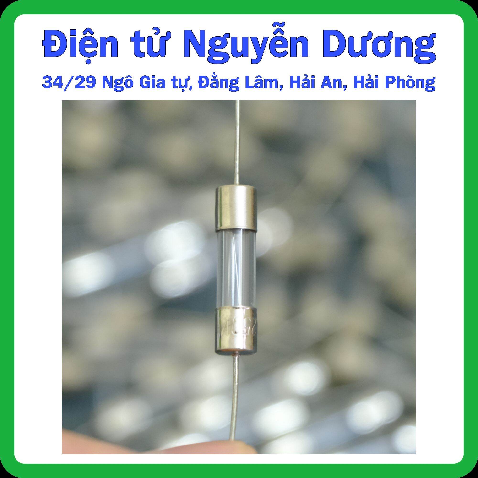 Cầu chì ống 5X20mm gắn dây