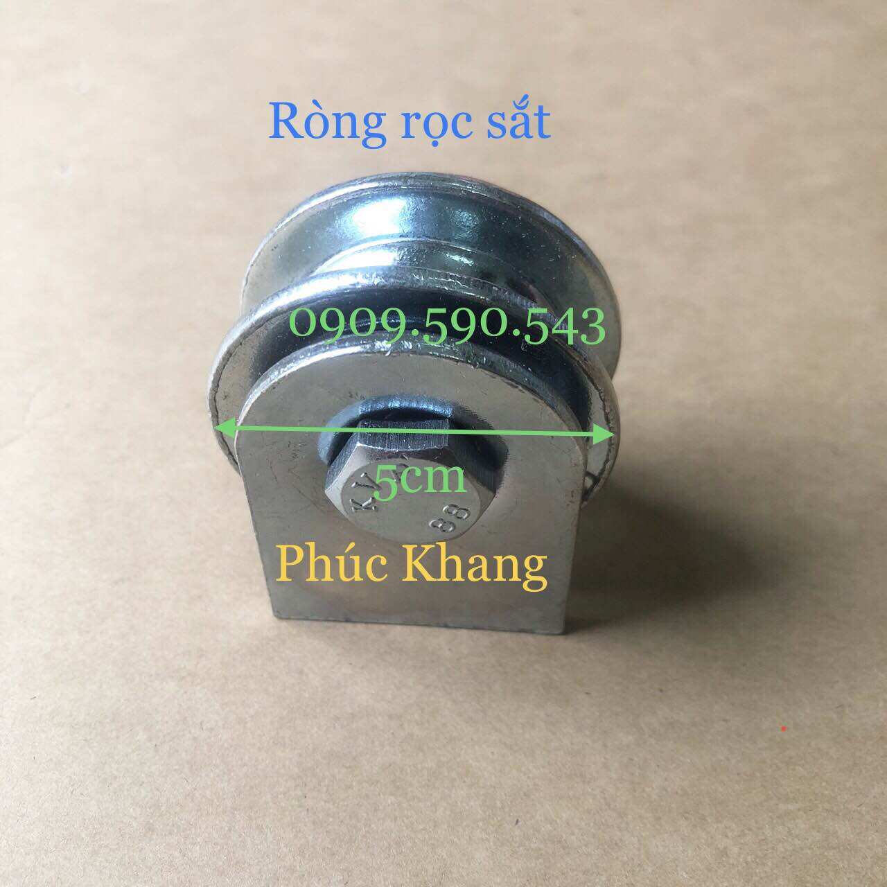 Ròng rọc sắt - puly sắt - ròng rọc mái bạt xếp
