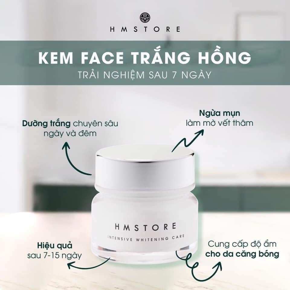 Kem Face HM Store Trắng Hồng