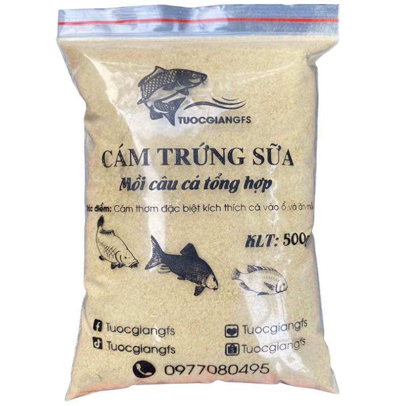 Cám trứng sữa - Mồi câu cá tổng hợp