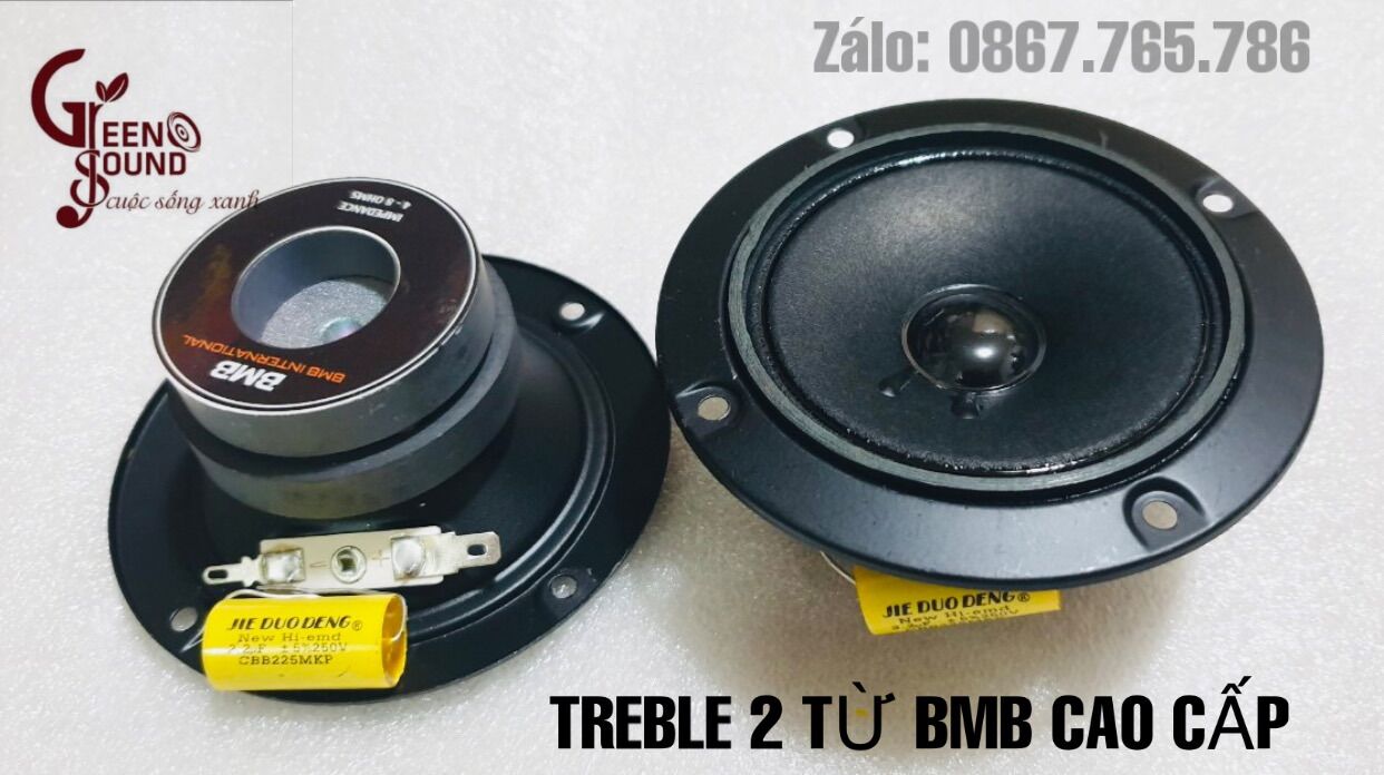2 LOA TREBLE 2 TỪ BMB NHẬP KHẨU KÈM TỤ 250V
