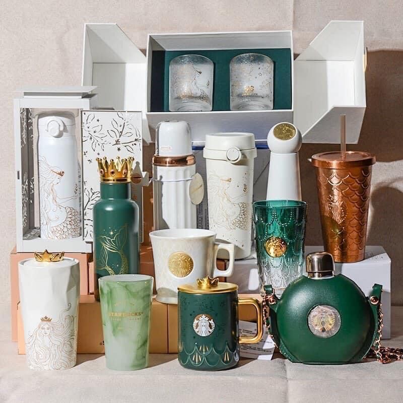 |CHÍNH HÃNG| STARBUCKS BST HALLOWEEN - SIREN ANNIVERSARY Bình giữ nhiệt -Ly -Cốc sứ -Cốc thuỷ tinh