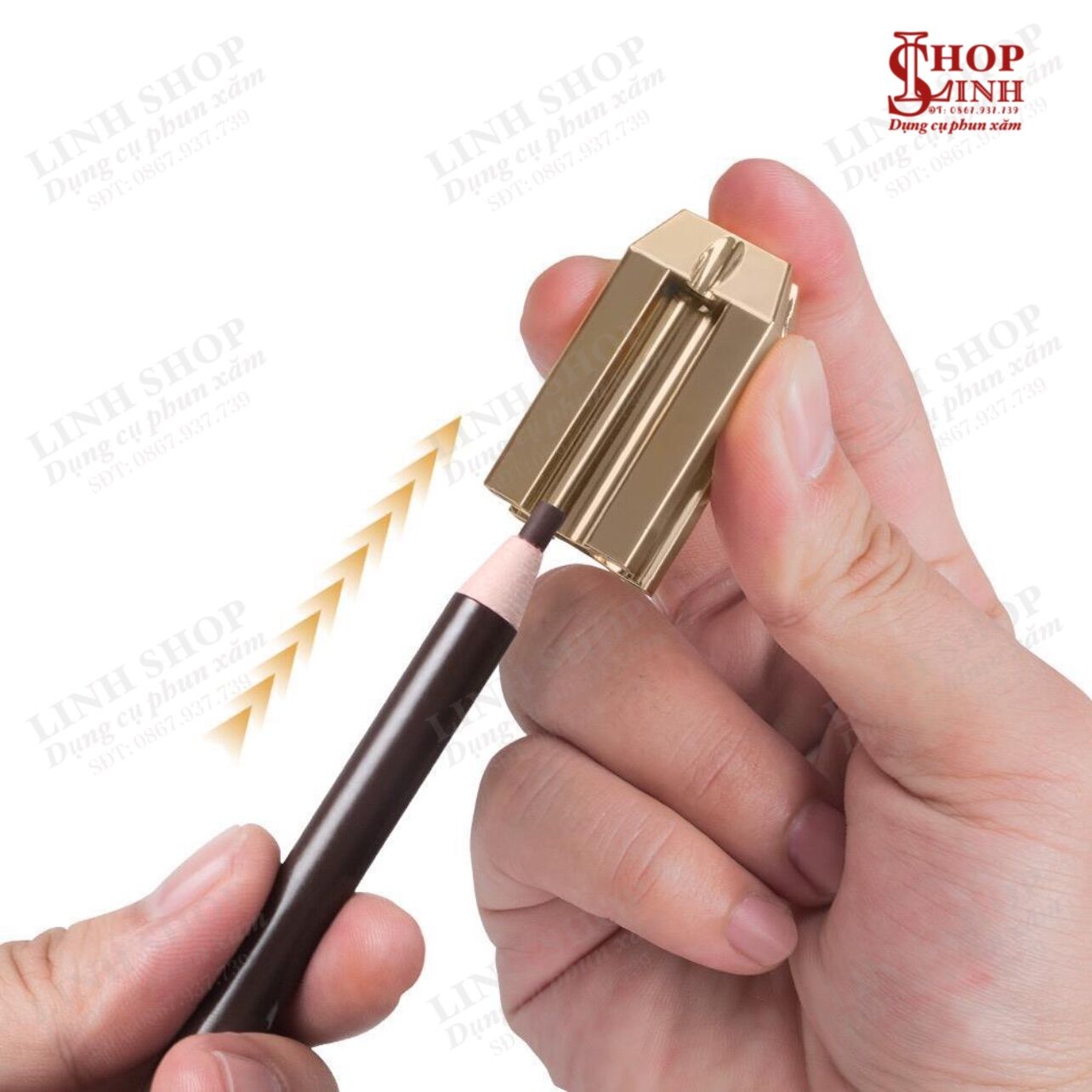 Gọt chì kẻ mày, ruột chì từ 3,5mm~4mm