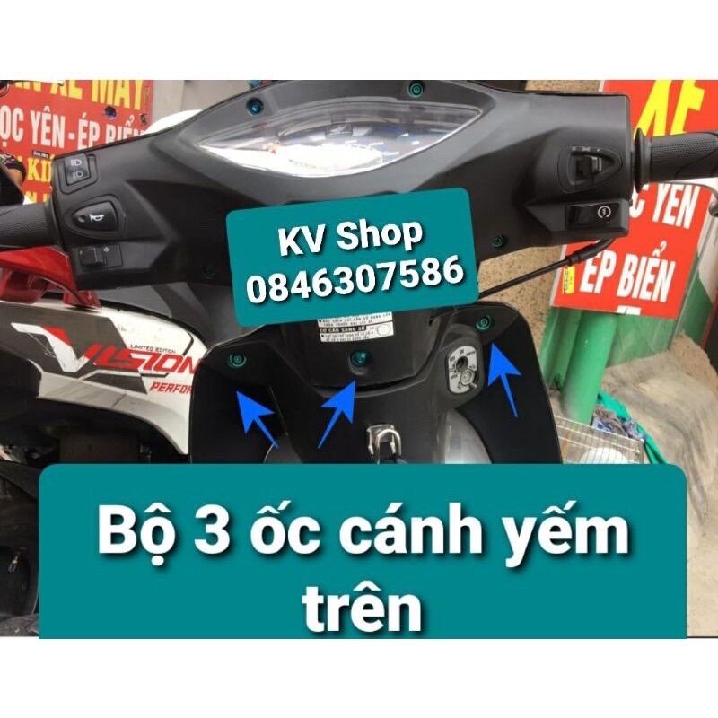 Bộ Ốc Titan Gr5 Xịn Dàn Áo Wave 50/100/110