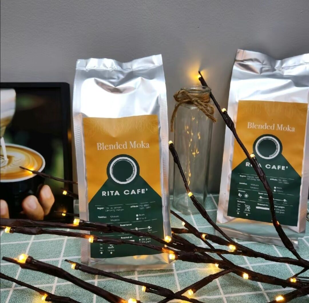100gr Cà phê bột nguyên chất, rang mộc, pha phin - Rita Cafe'