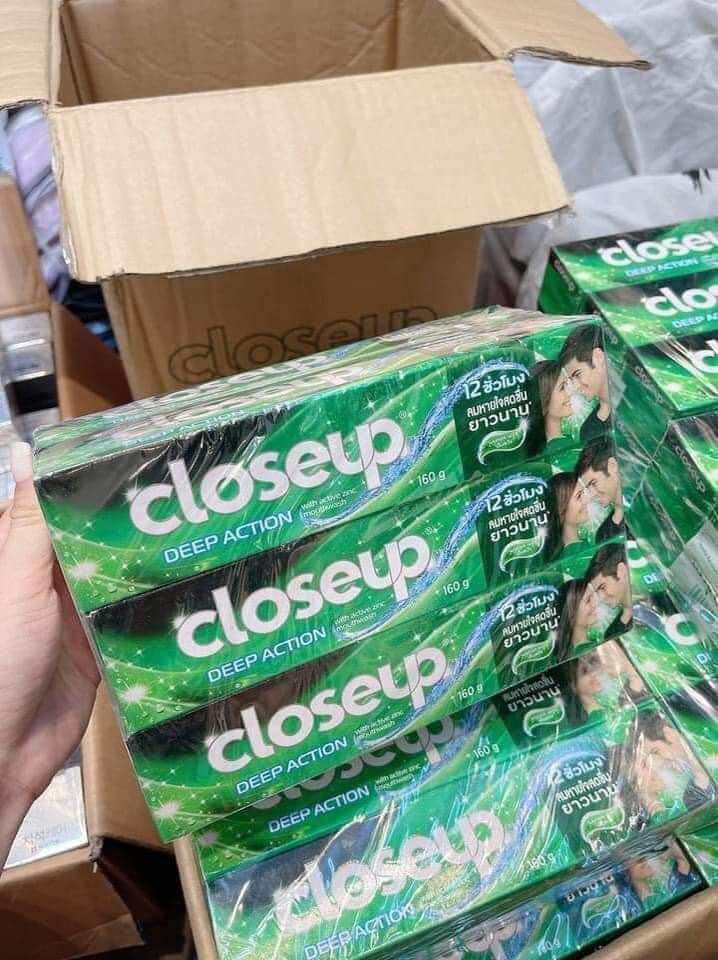 Kem đánh răng close up 160gr Thái (lốc 6 tuýp)