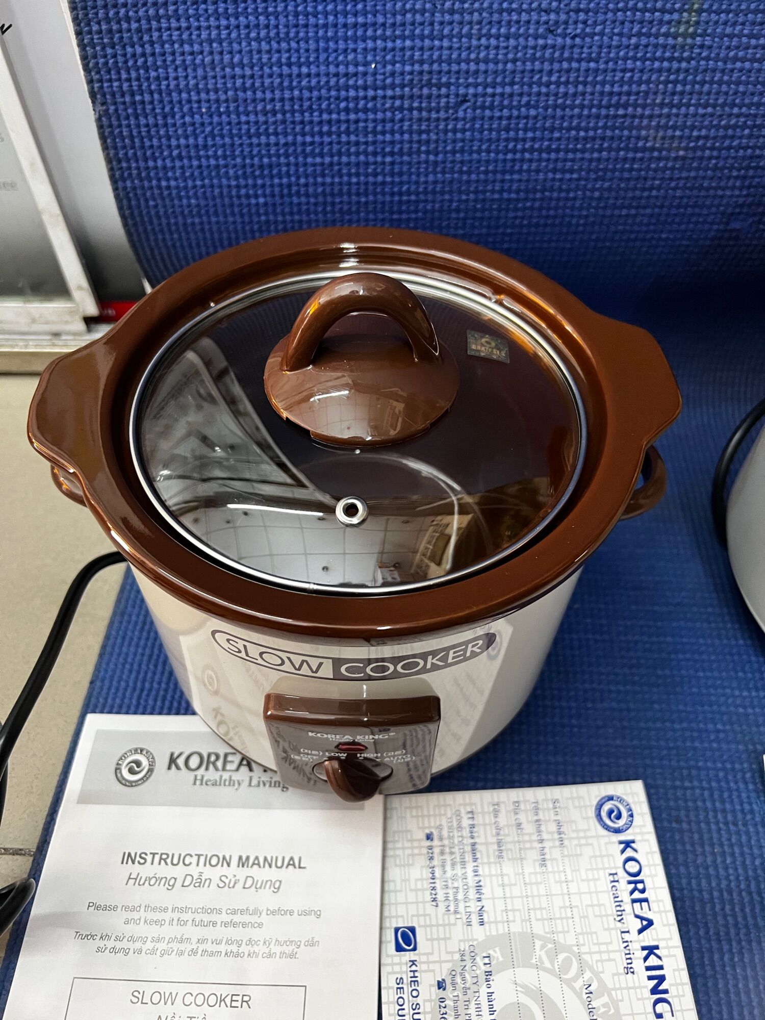 Nồi nấu chậm korea King 1,5 lít và 3 lít