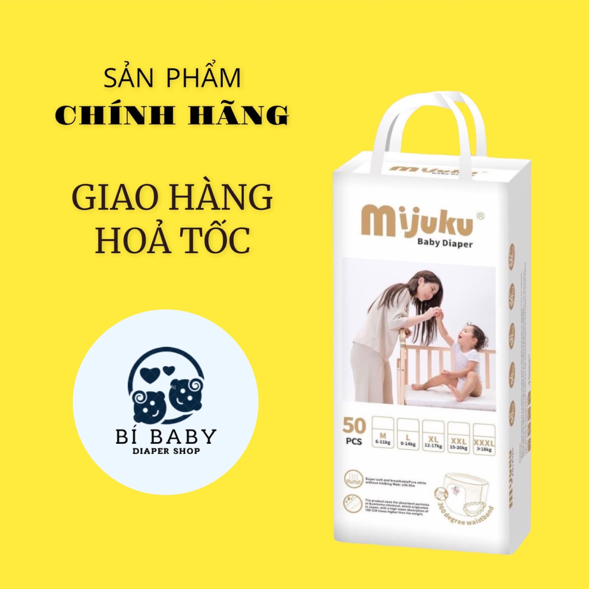 Tã quần/ bỉm quần mijuku chính hãng