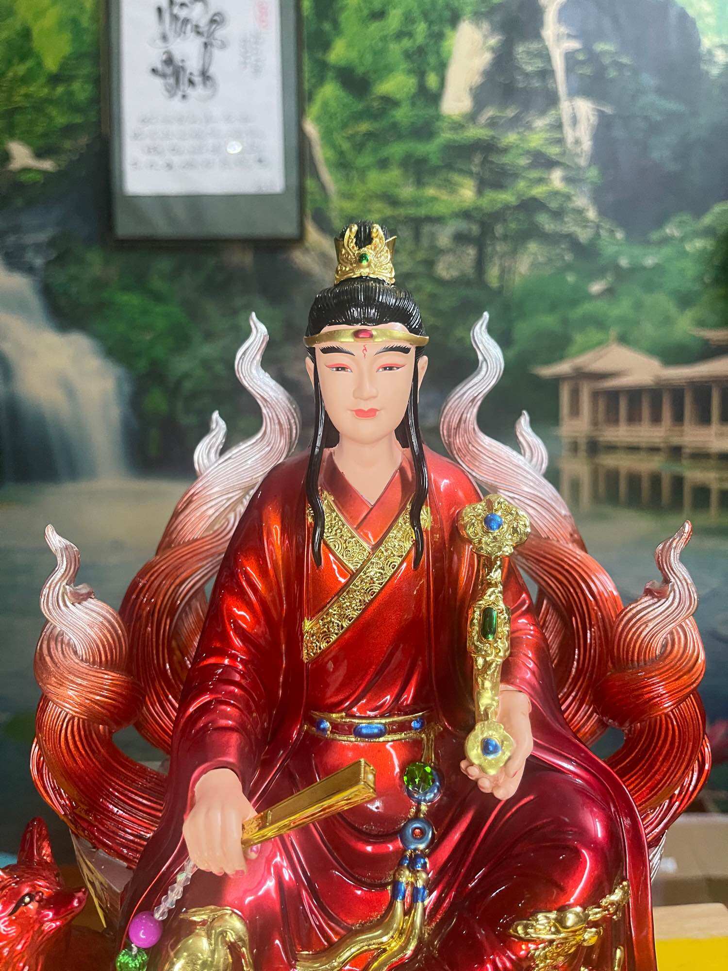 Tượng Hồ Ly Tiên Nam Nữ