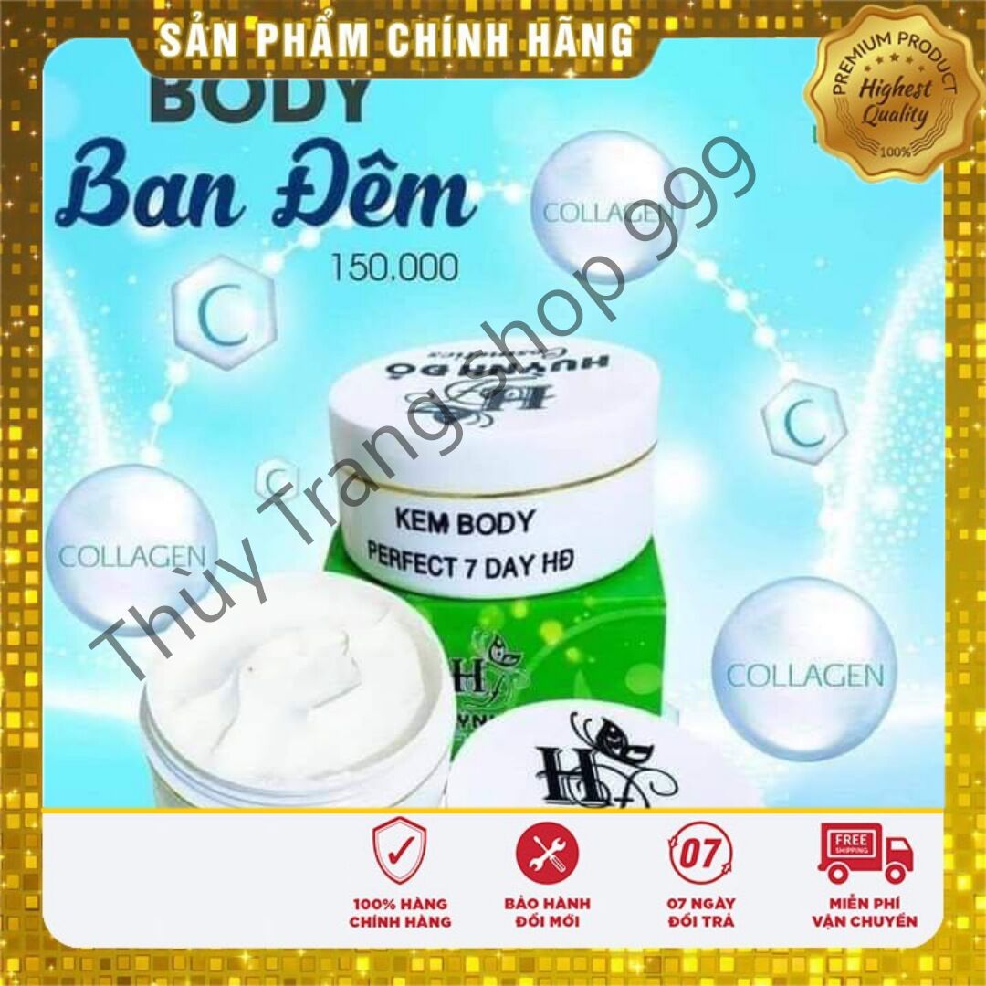 Kem body ủ đêm Huỳnh Đỗ, dưỡng trắng chuyên sâu bật tone sau 7 ngày sd