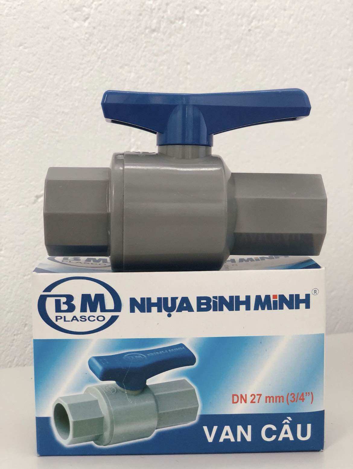 Van cầu nhựa uPVC Bình Minh (21mm, 27mm, 34mm)