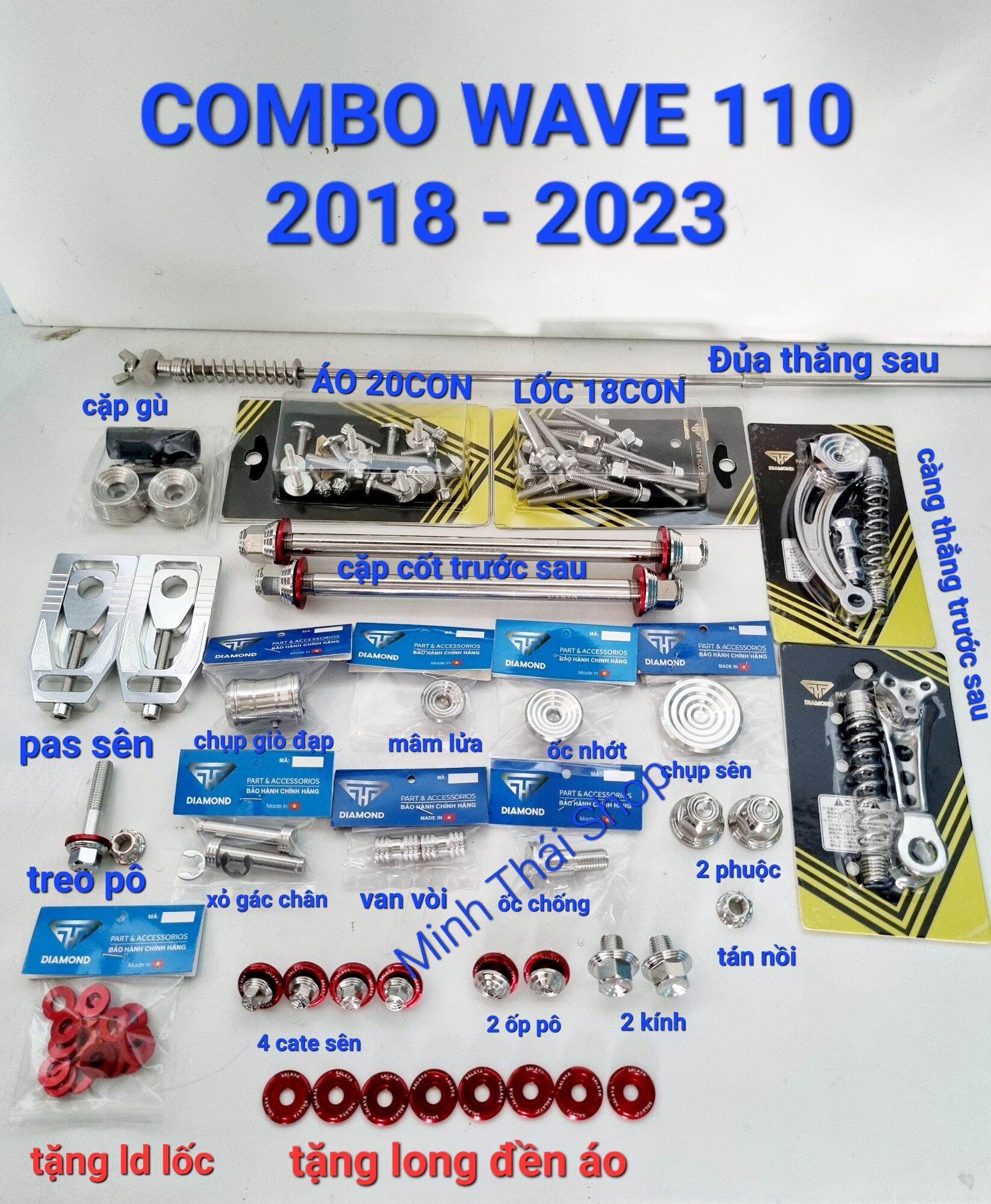 Combo wave 110 đời mới