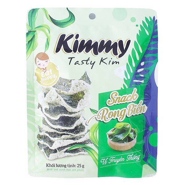 Snack Rong Biển Kimmy Gói 25G - Đủ Vị thumbnail