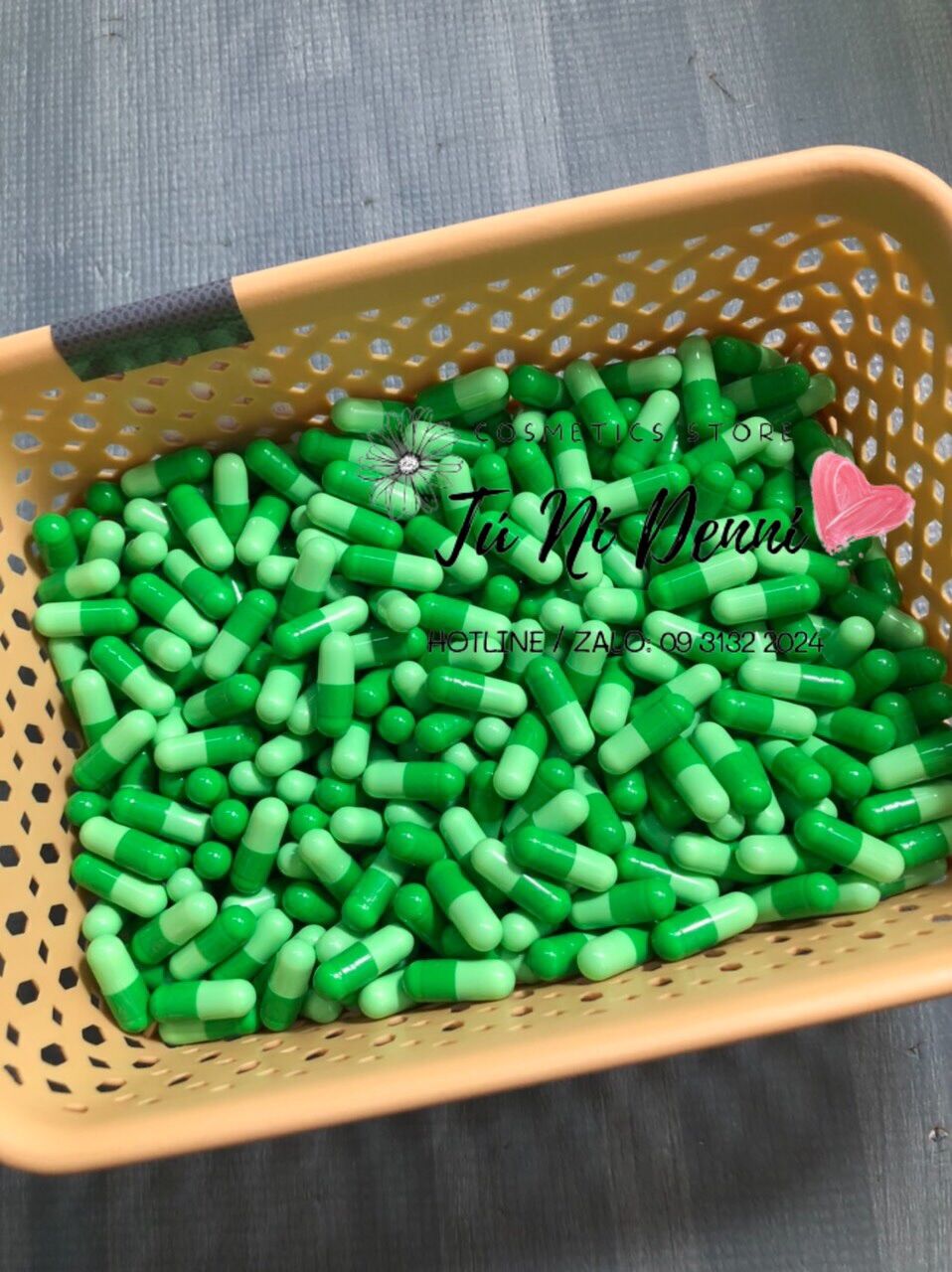 01 viên cấy trắng k-white, bột cấy trắng thái lan