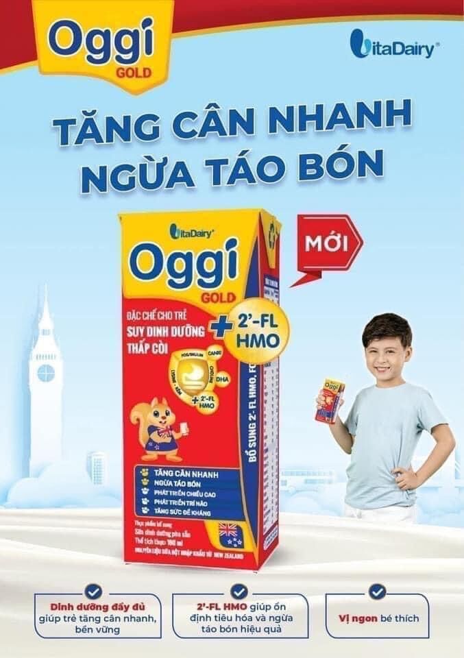 Sữa bột pha sẵn Oggi gold 110ml