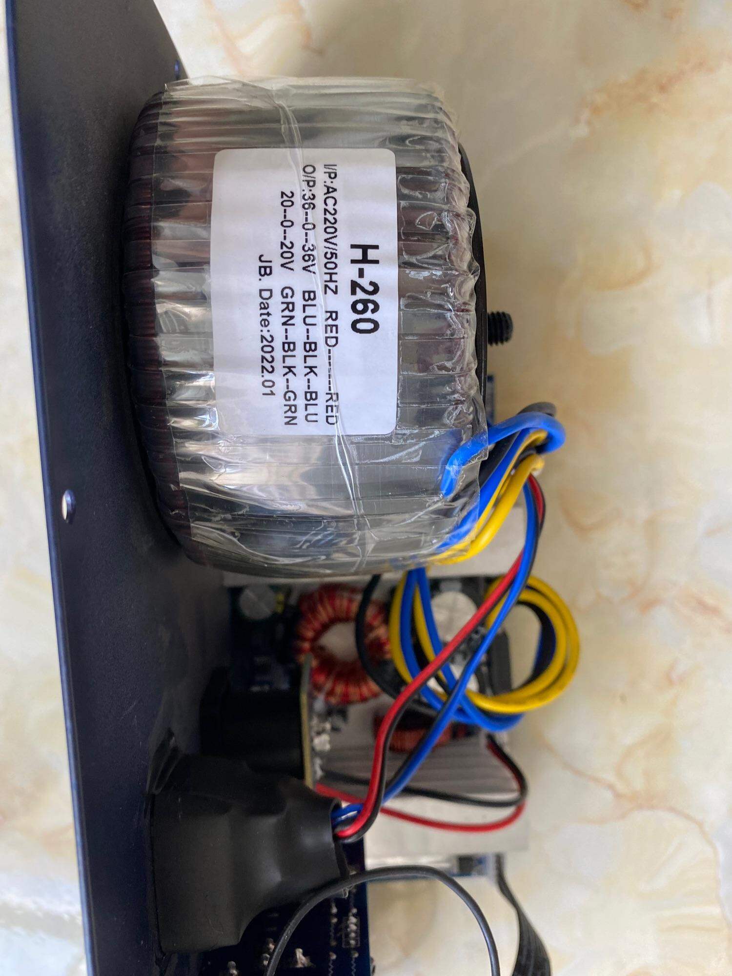 Bo mạch loa kéo công suất lớn 4 tấc đôi | có reverb + EQ + nguồn 36v đôi