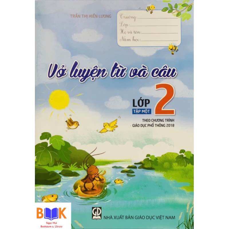 Sách -vở luyện từ và câu lớp 2 tập 1