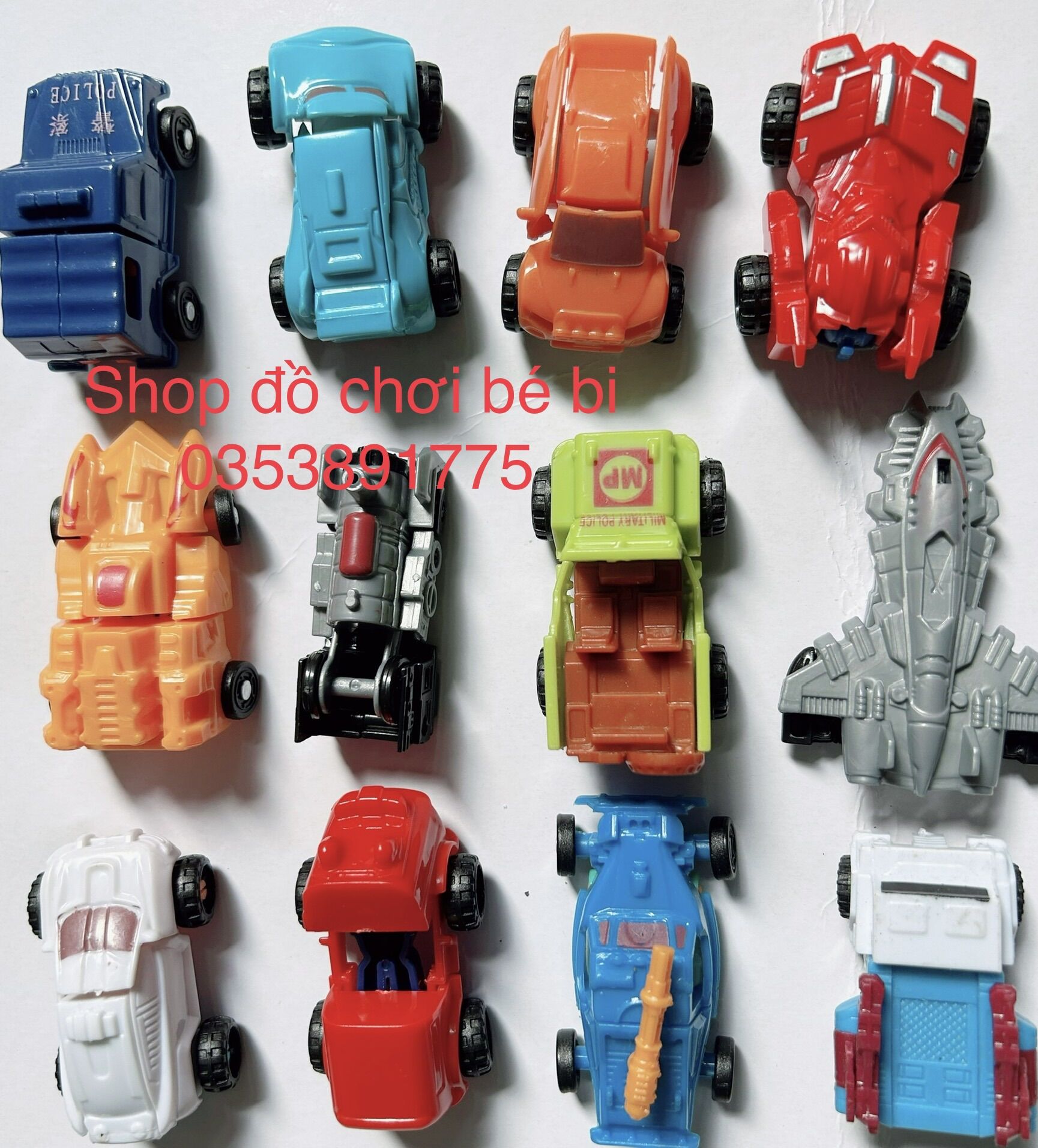 [HCM]Combo 10 xe lắp ráp robot