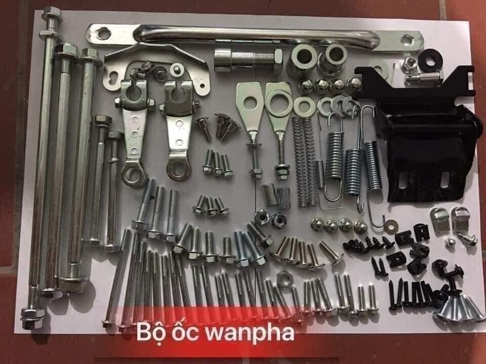Bộ ốc dàn xe wave anpha hàng tiêu chuẩn