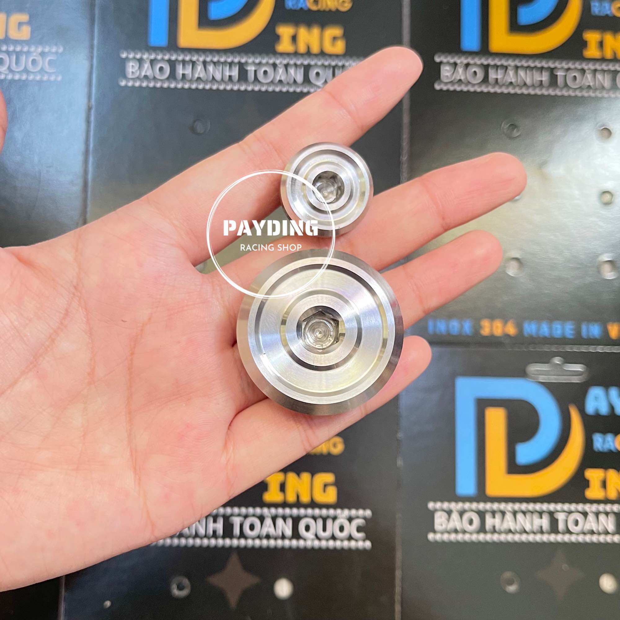[ HÌNH THẬT ] Ốc mâm lữa mẫu thái inox304 cho các dòng xe Honda,Ya,Su