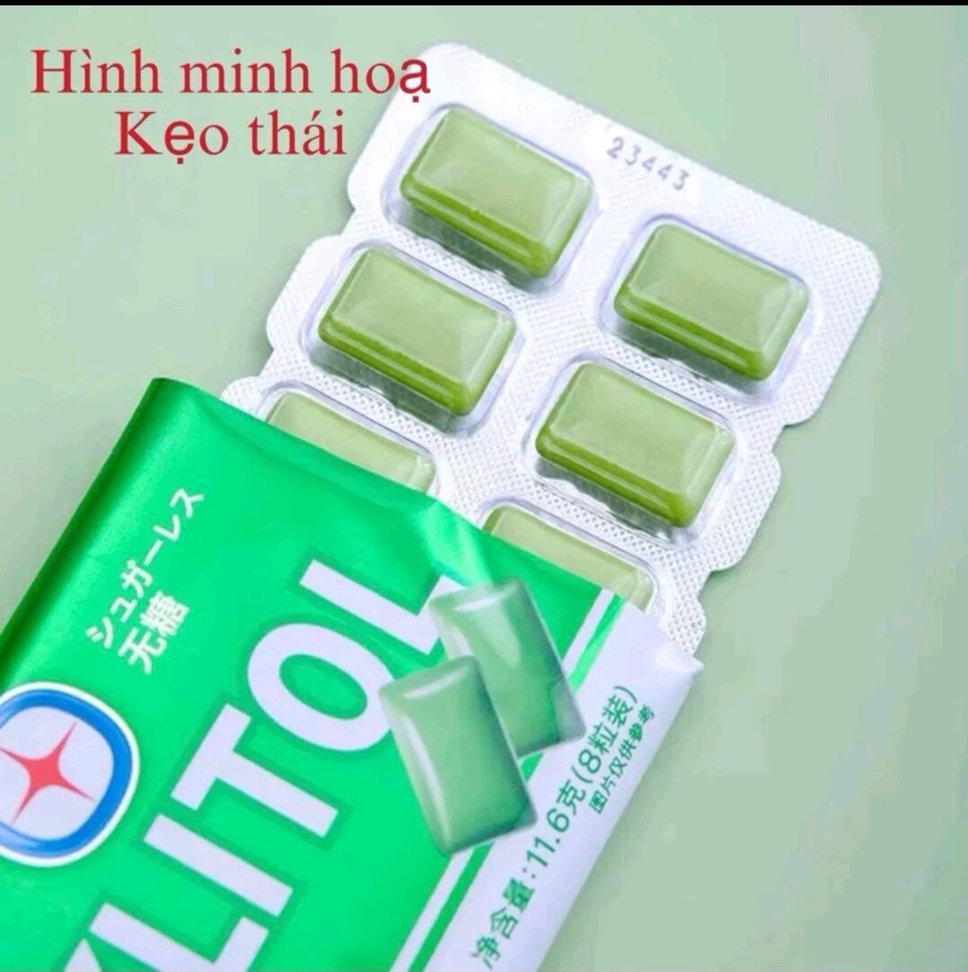 KẸO XILITOL THÁI LAN XANH HỘP 10 VIÊN ( CHAT VỚI SHOP ĐỂ XEM HÌNH ẢNH SẢN PHẨM)