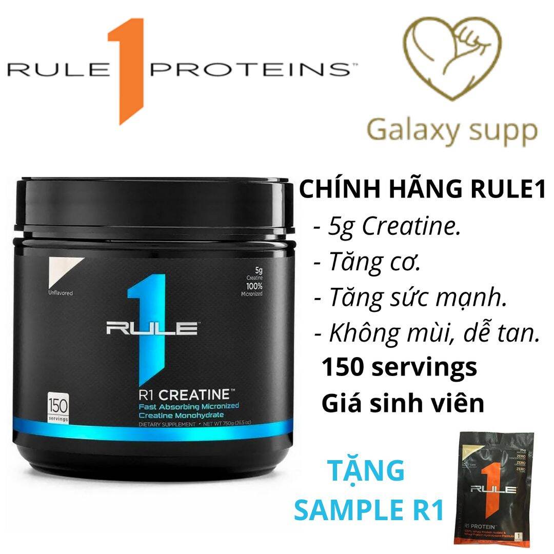 Rule 1 Creatine Monohydrate Tăng Cơ Tăng Sức Mạnh Giá Sinh Viên 150 Serving