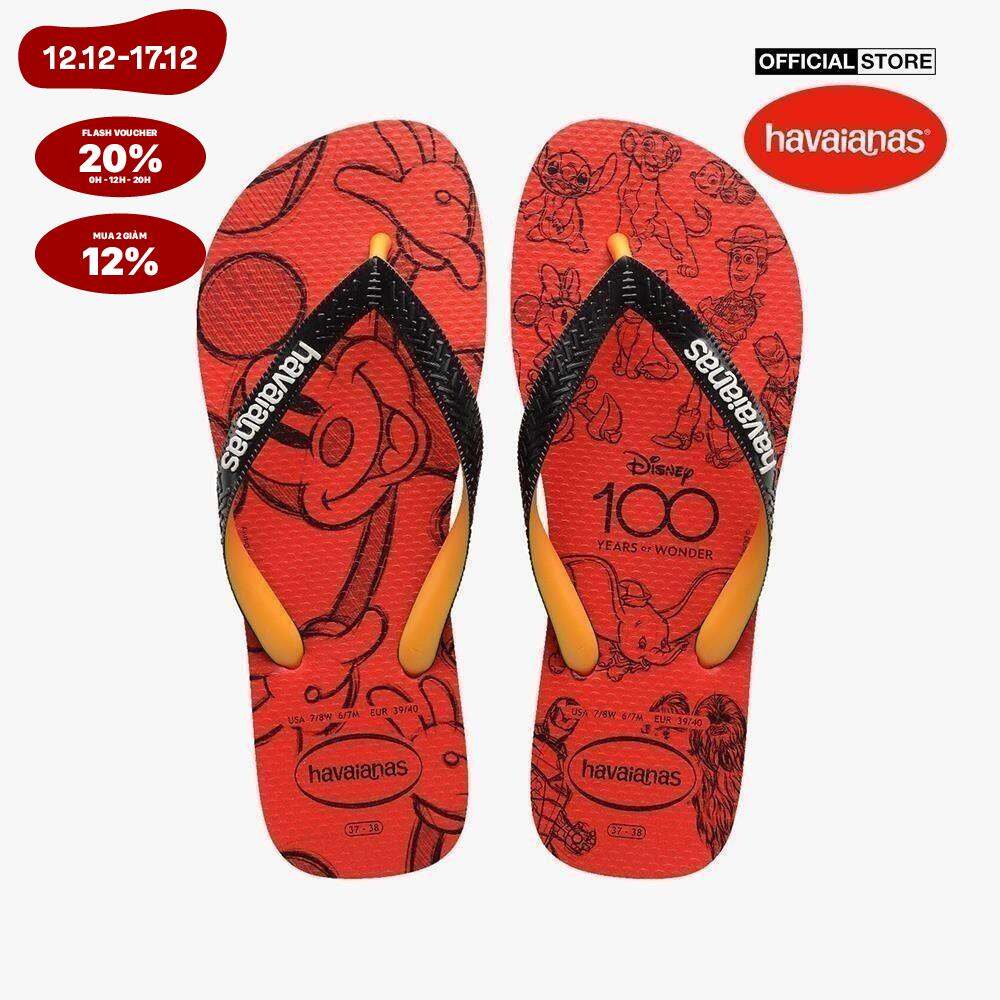 [FLASH VOUCHER 20% + MUA 2 GIẢM 12% + FREESHIP|CHỈ 20H 11/12 - 12/12] HAVAIANAS - Dép kẹp unisex Top Disney 100th Present 4148611-2090