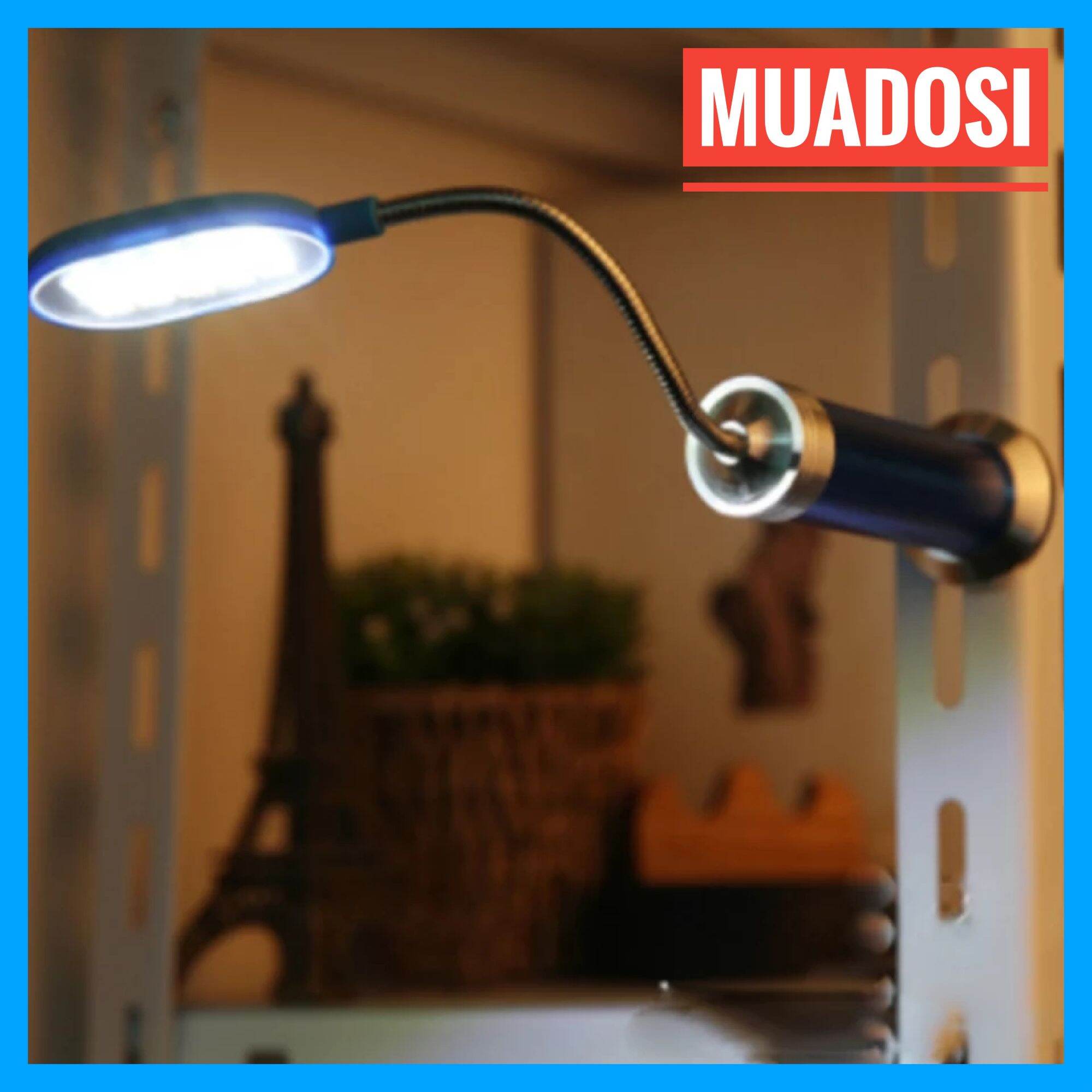 Đèn led hít nam châm để bàn dùng pin siêu sáng