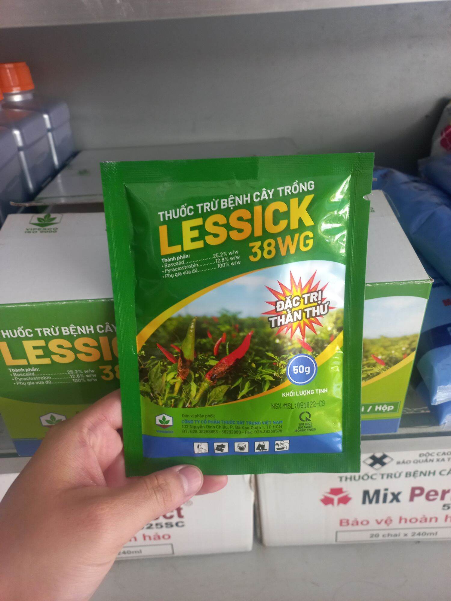 Thuốc trừ bệnh thán thư lessick 38wg 50g