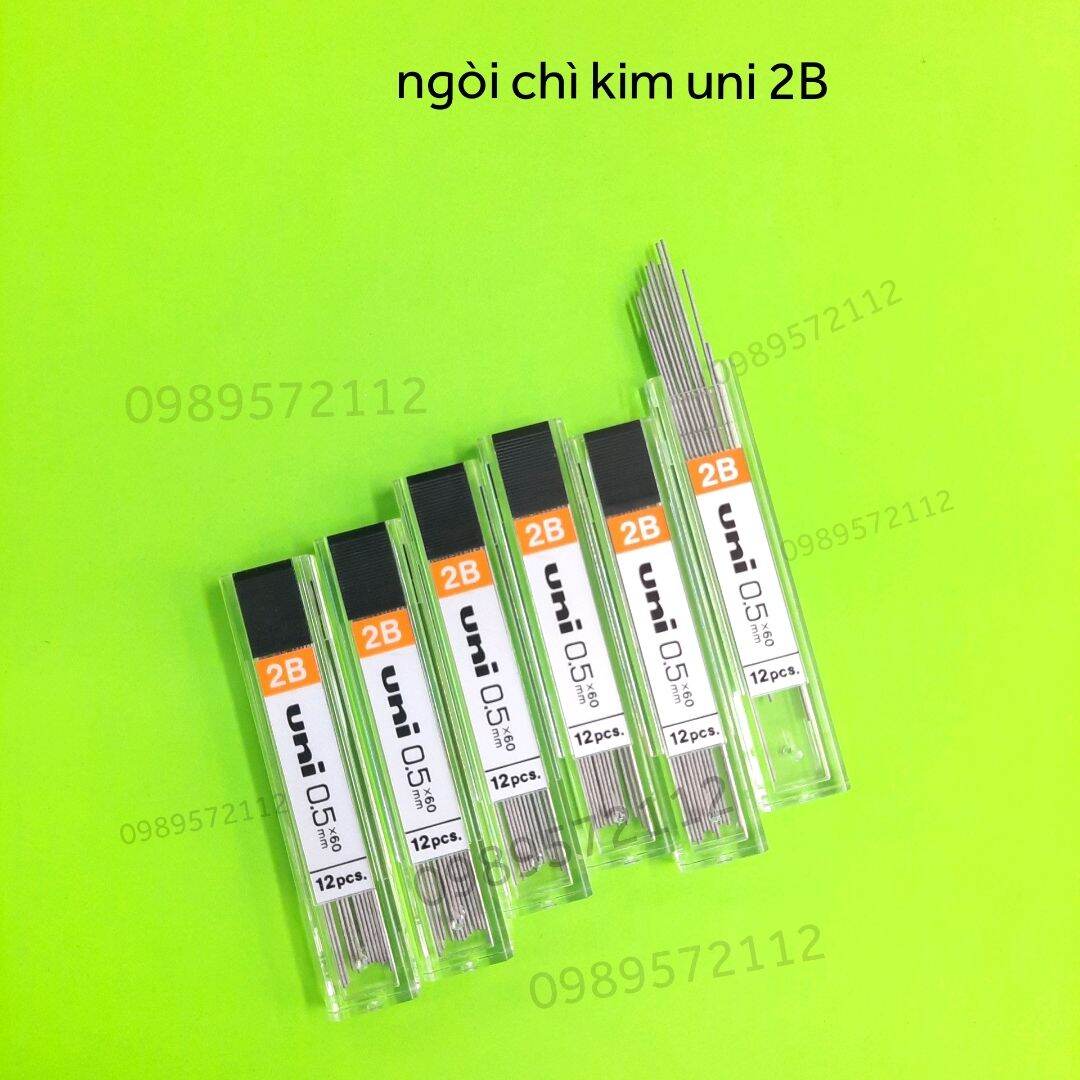 Ruột chì kim uni 2B-0.5- ngòi chì kim uni nhật bản.
