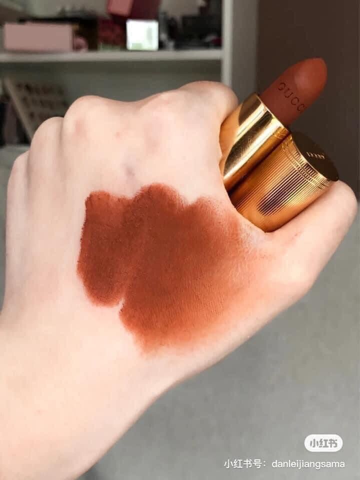 Son GUCCI 308 Matte- Cam Nâu Tây