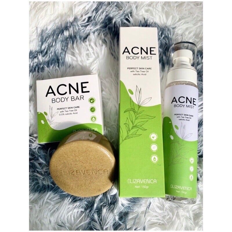 🔥GIÁ TỐT🔥COMBO Xà Phòng + Xịt Mụn Lưng ELIZAVENCA