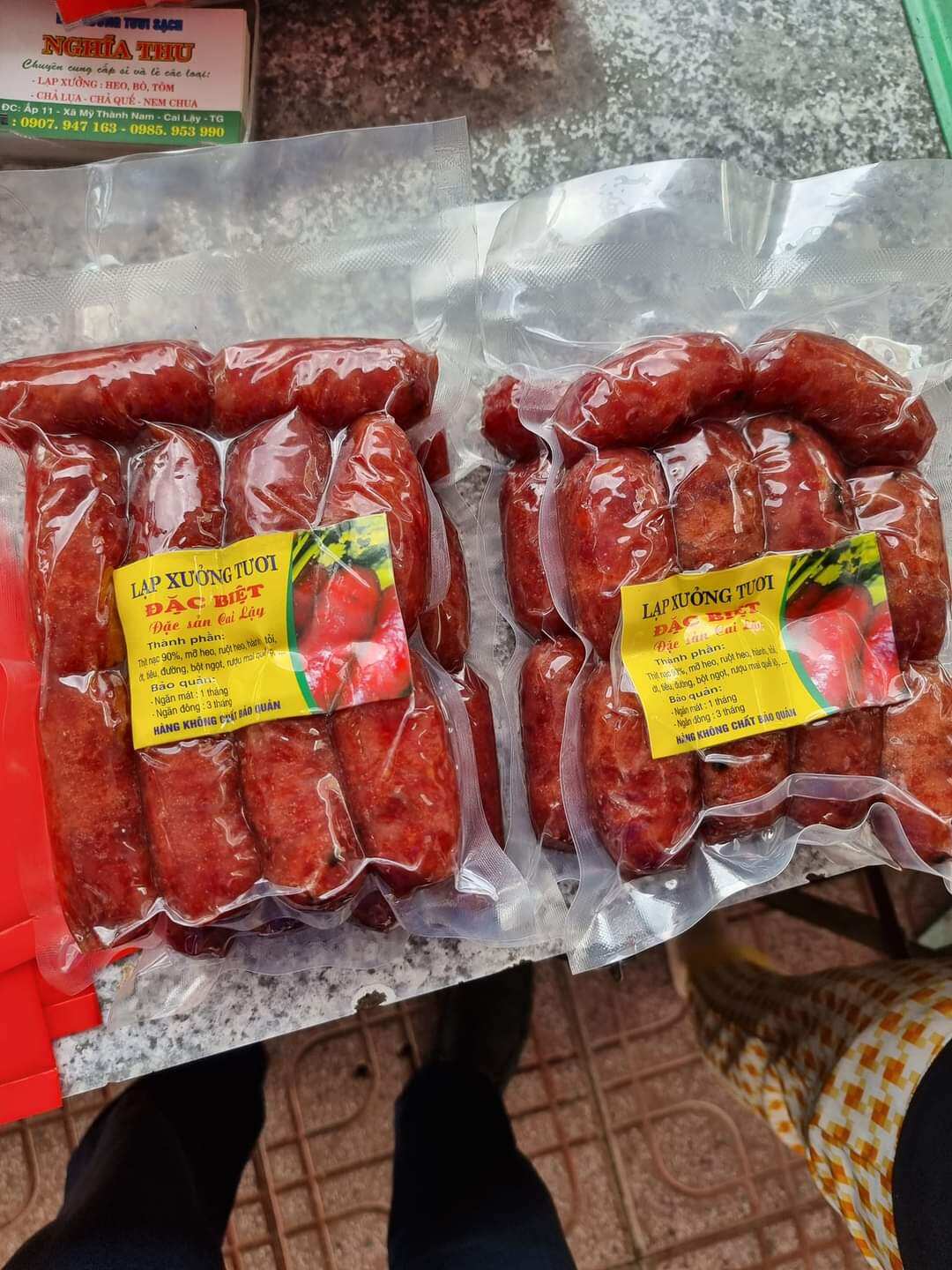 lạp xưởng tươi siêu nạc