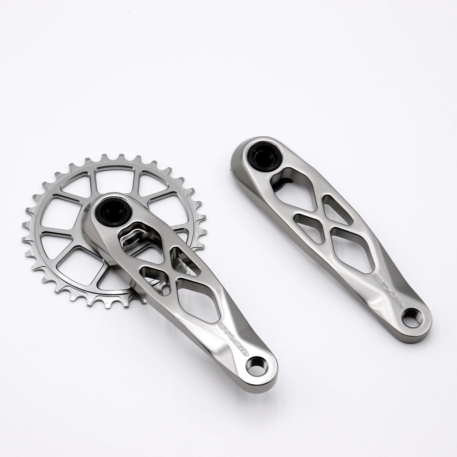Bộ giò đĩa EVOSID Mountain Off-Road DH Softtail DUB siêu nhẹ rỗng GXP nguyên khối 170mm