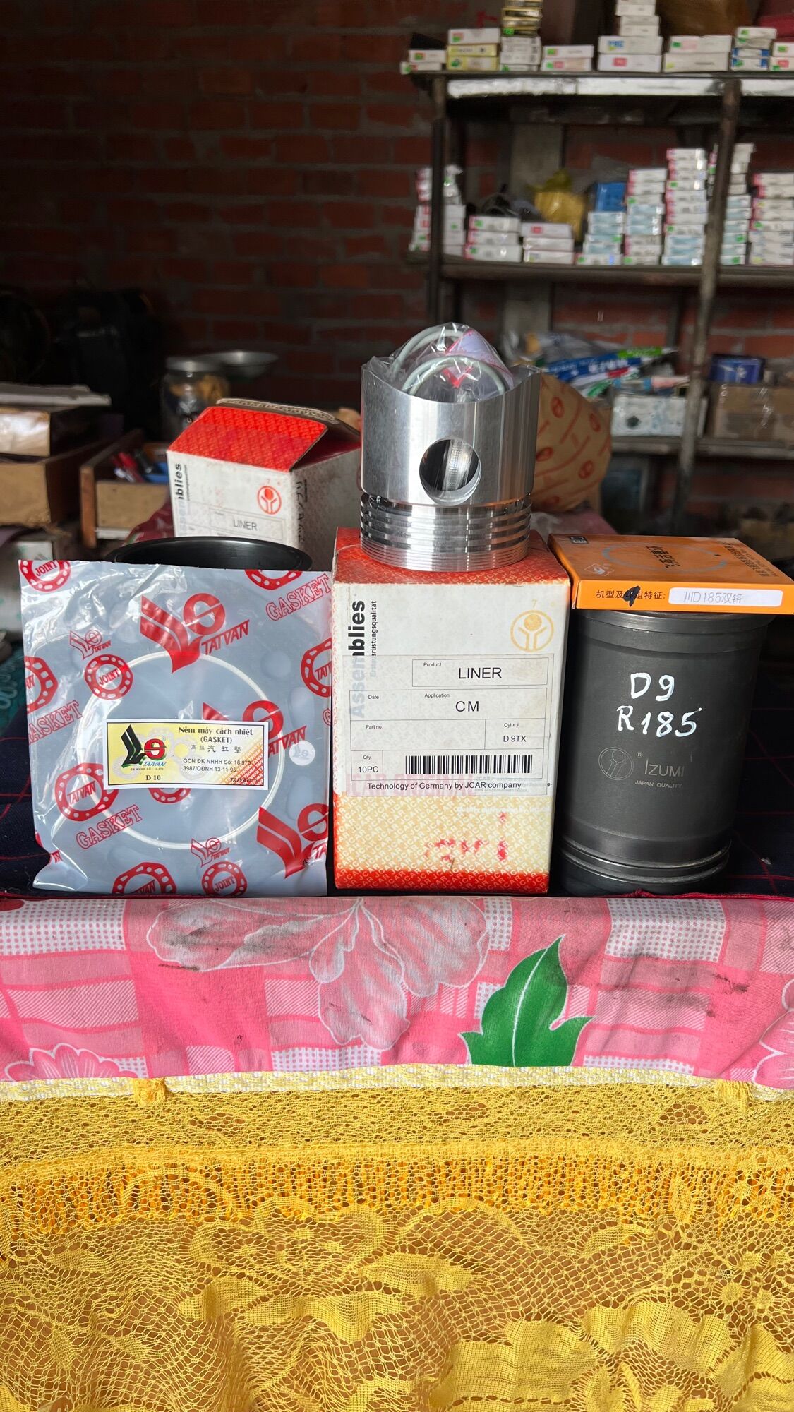 Bộ hơi Xilanh nhật sử dụng cho máy D9 R185