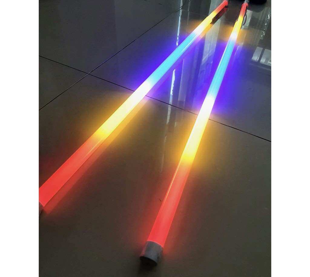 Bóng đèn led tuýp nhựa 1m2 trang trí nhiều màu, đèn led T8 sẵn dây nguồn
