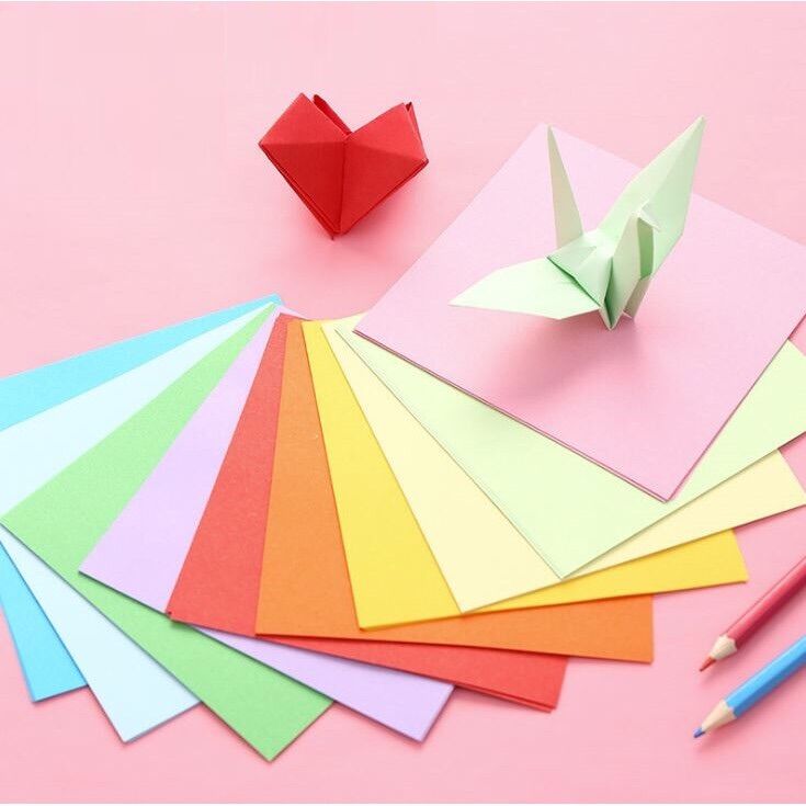 Tệp 100 tờ Giấy gấp Origami