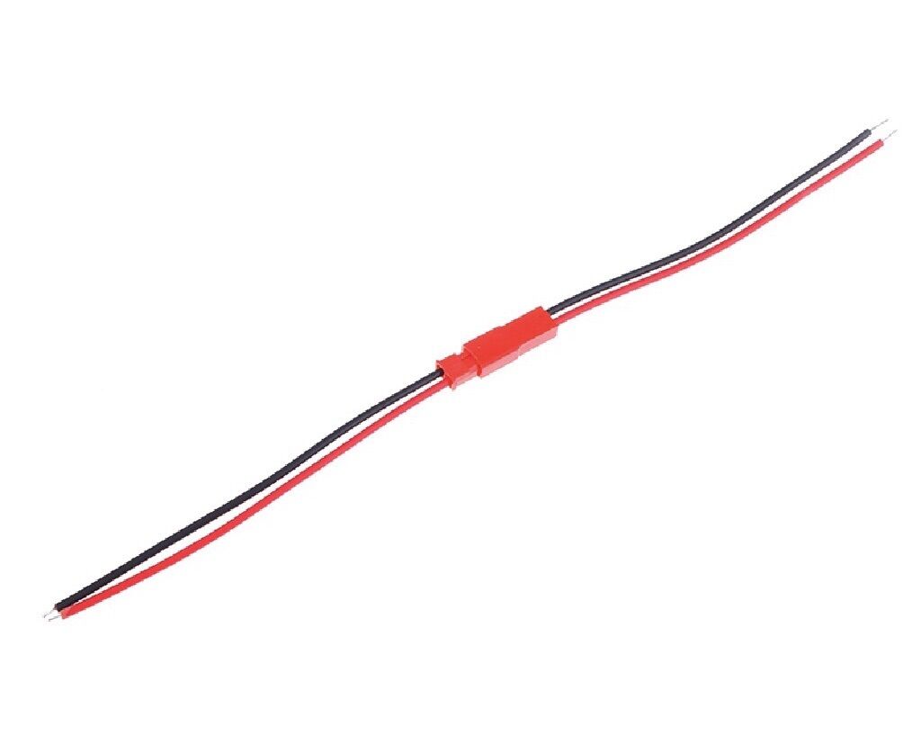 Cặp jack kết nối cáp JST 2P - đực cái độ dài 10cm