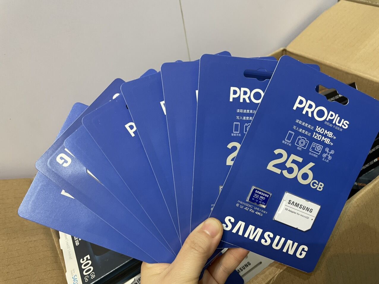 Thẻ nhớ microsd samsung pro plus a2 u3 - 128gb 256gb 512gb