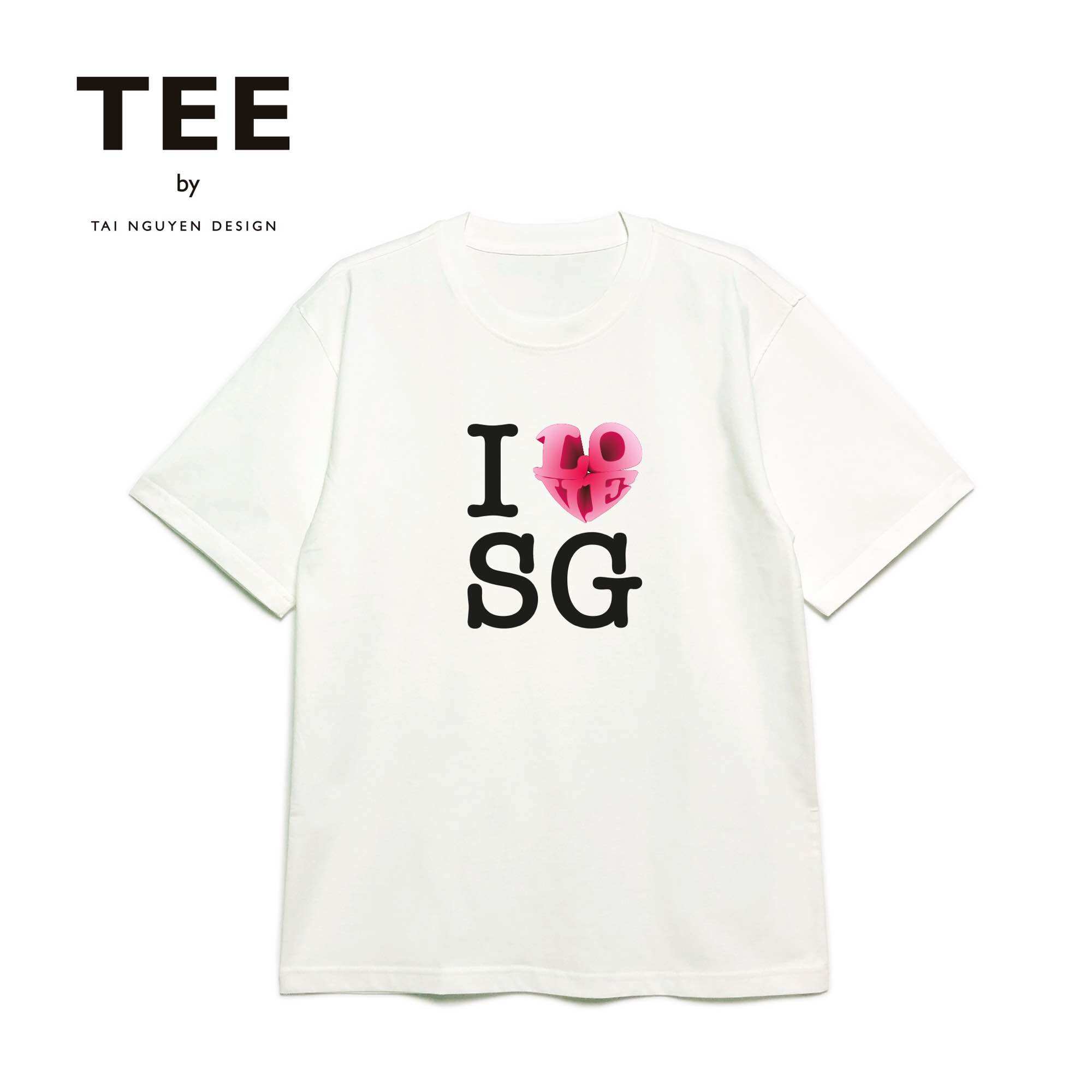 Áo thun unisex I❤️SAIGON (có 2 màu: đen & trắng)