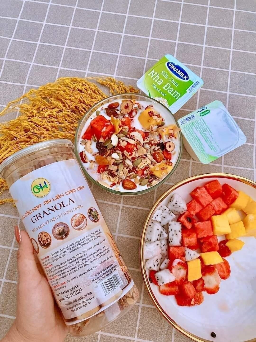 NGŨ CỐC HẠT GRANOLA - 500g
