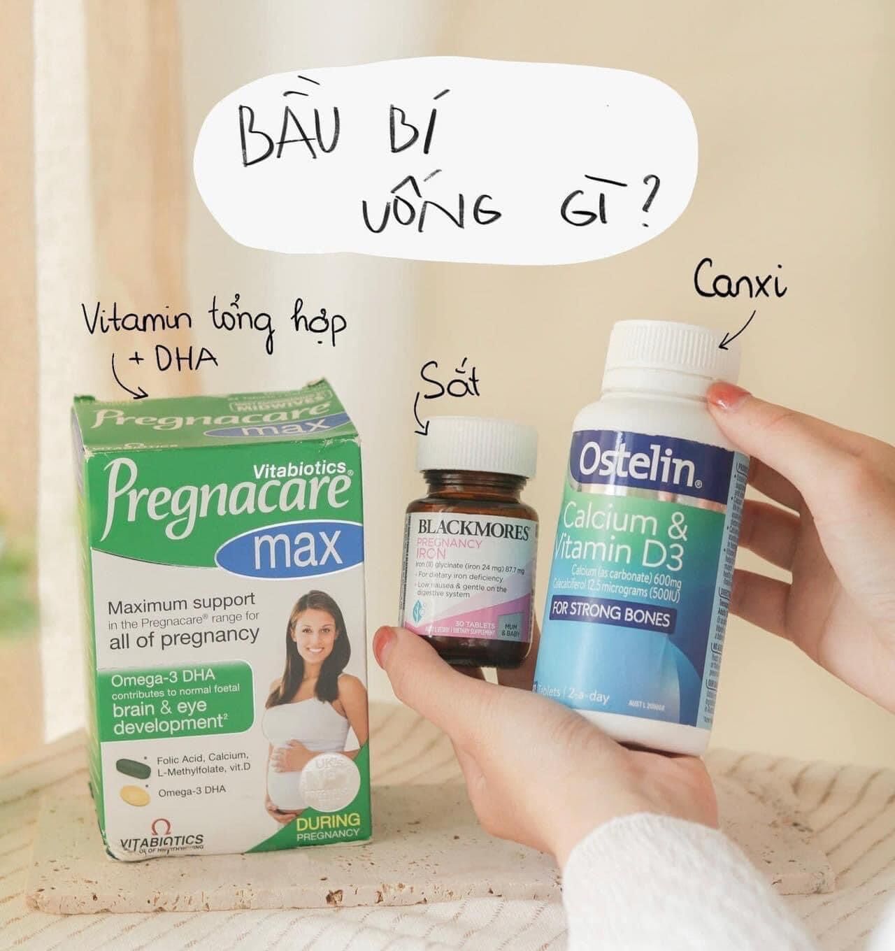 Vitamin bầu Pregnacare Max UK