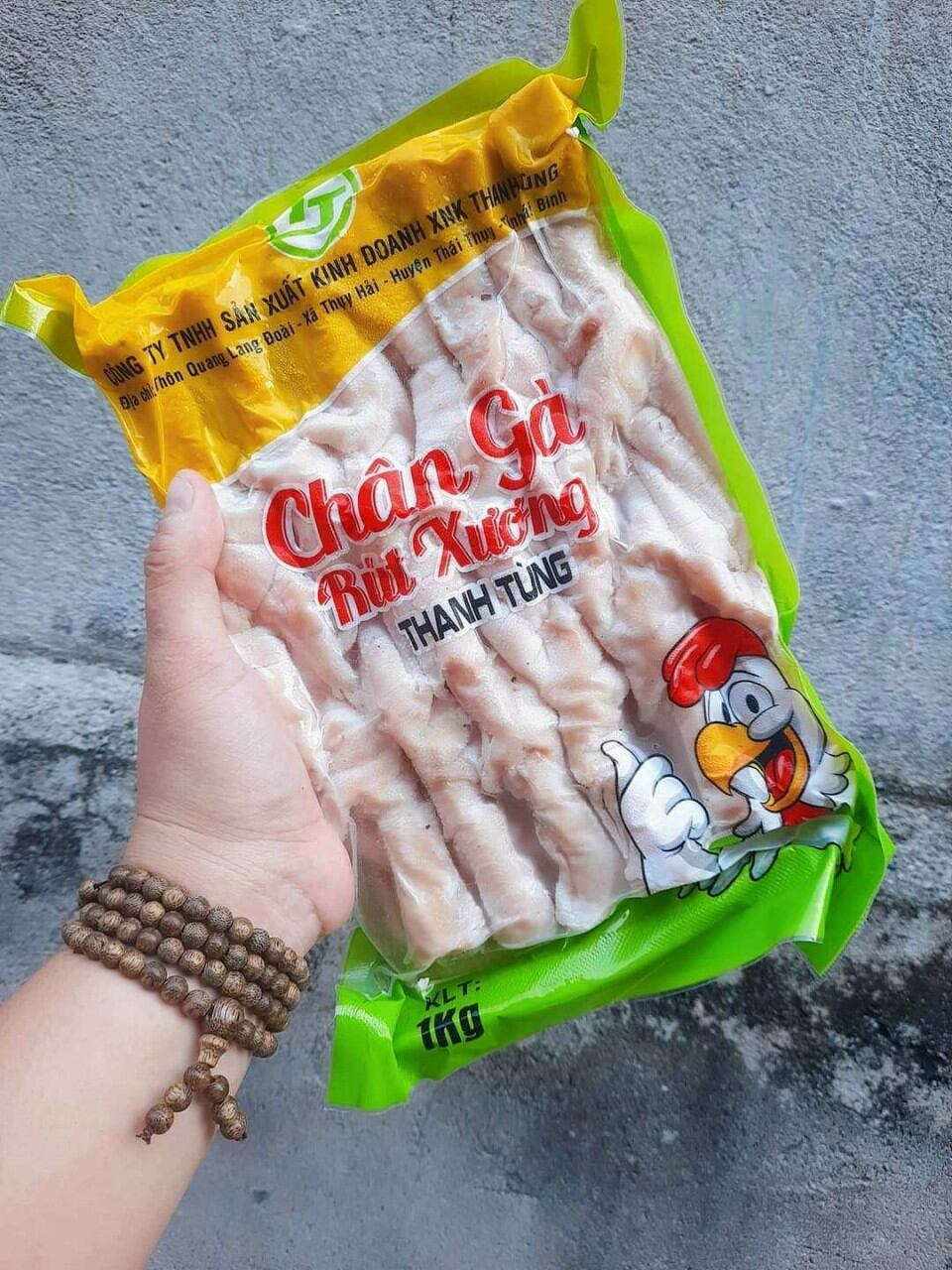 Khay chân gà rút xương 500gram thanh trùng