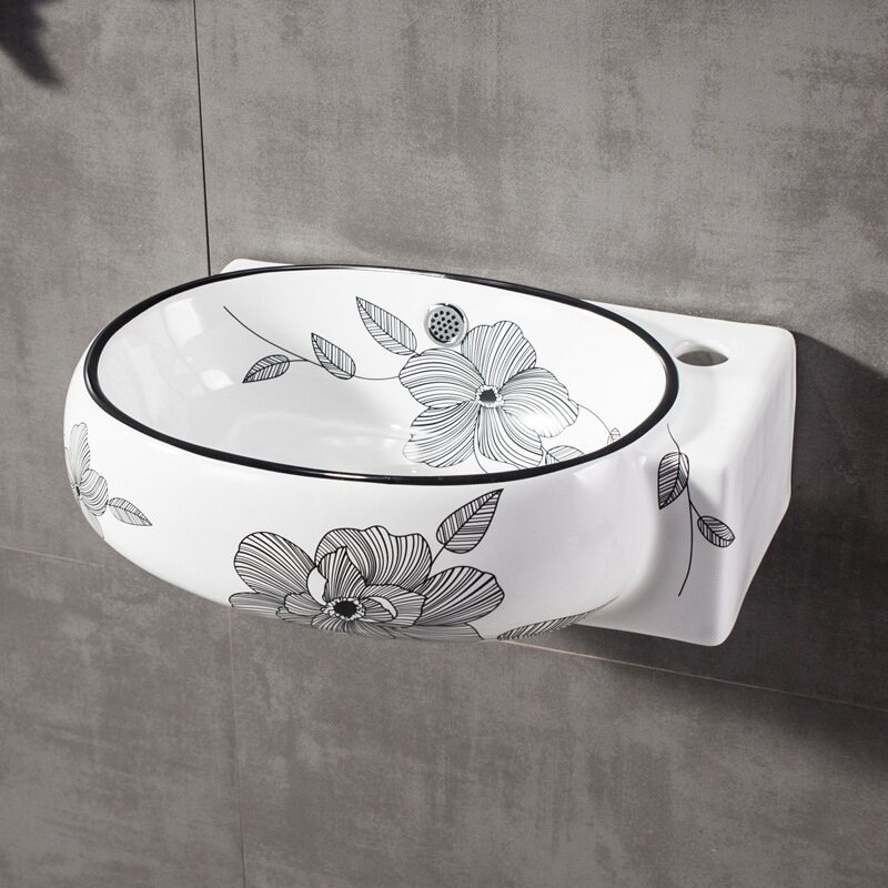 Bộ chậu lavabo treo tường hoặc góc Mini